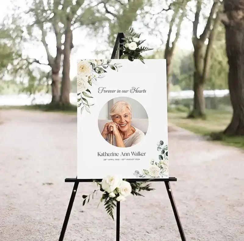 Funeral Welcome Sign - Eternal Prints