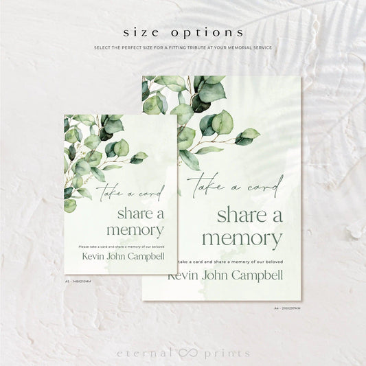 Share a Memory Set - Eucalyptus Leaves - Eternal Prints