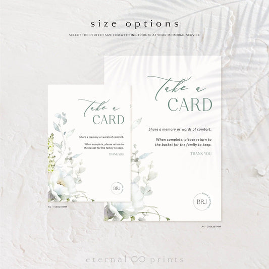 Share a Memory Set - White Flowers - Eternal Prints