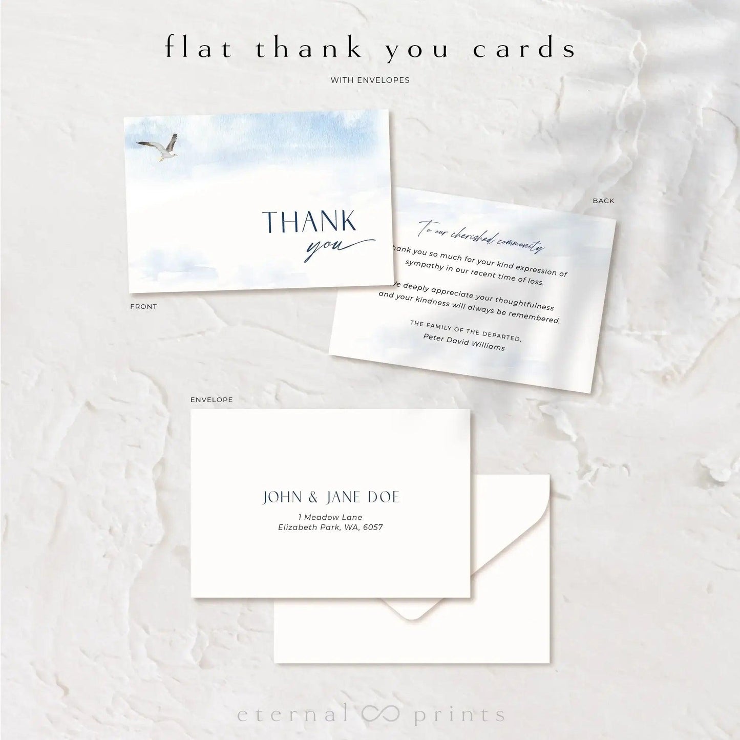 Thank You Cards - Coastal - Eternal Prints