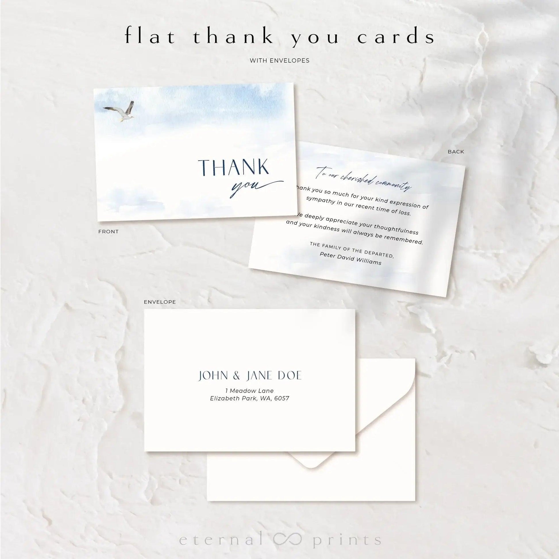 Thank You Cards - Coastal - Eternal Prints
