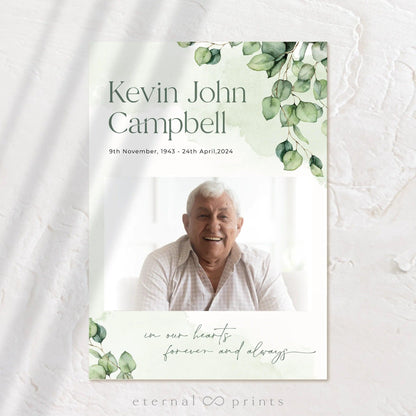 Welcome Sign - Eucalyptus Leaves - Eternal Prints
