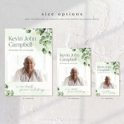 Welcome Sign - Eucalyptus Leaves - Eternal Prints