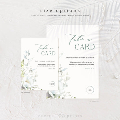 Share a Memory Set - White Flowers - Eternal Prints