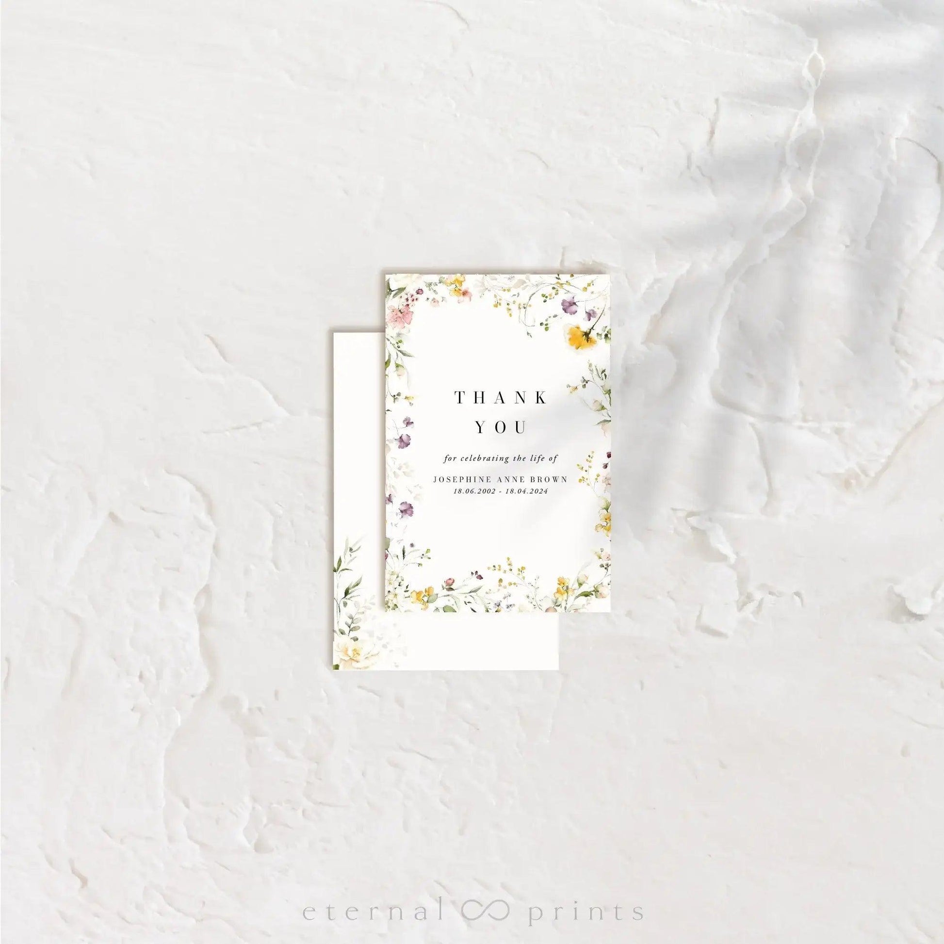 Thank You Cards - Wildflowers - Eternal Prints