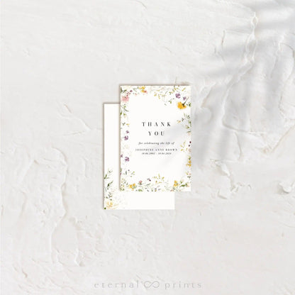 Thank You Cards - Wildflowers - Eternal Prints