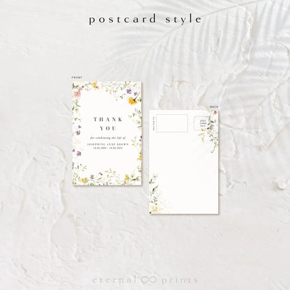 Thank You Cards - Wildflowers - Eternal Prints