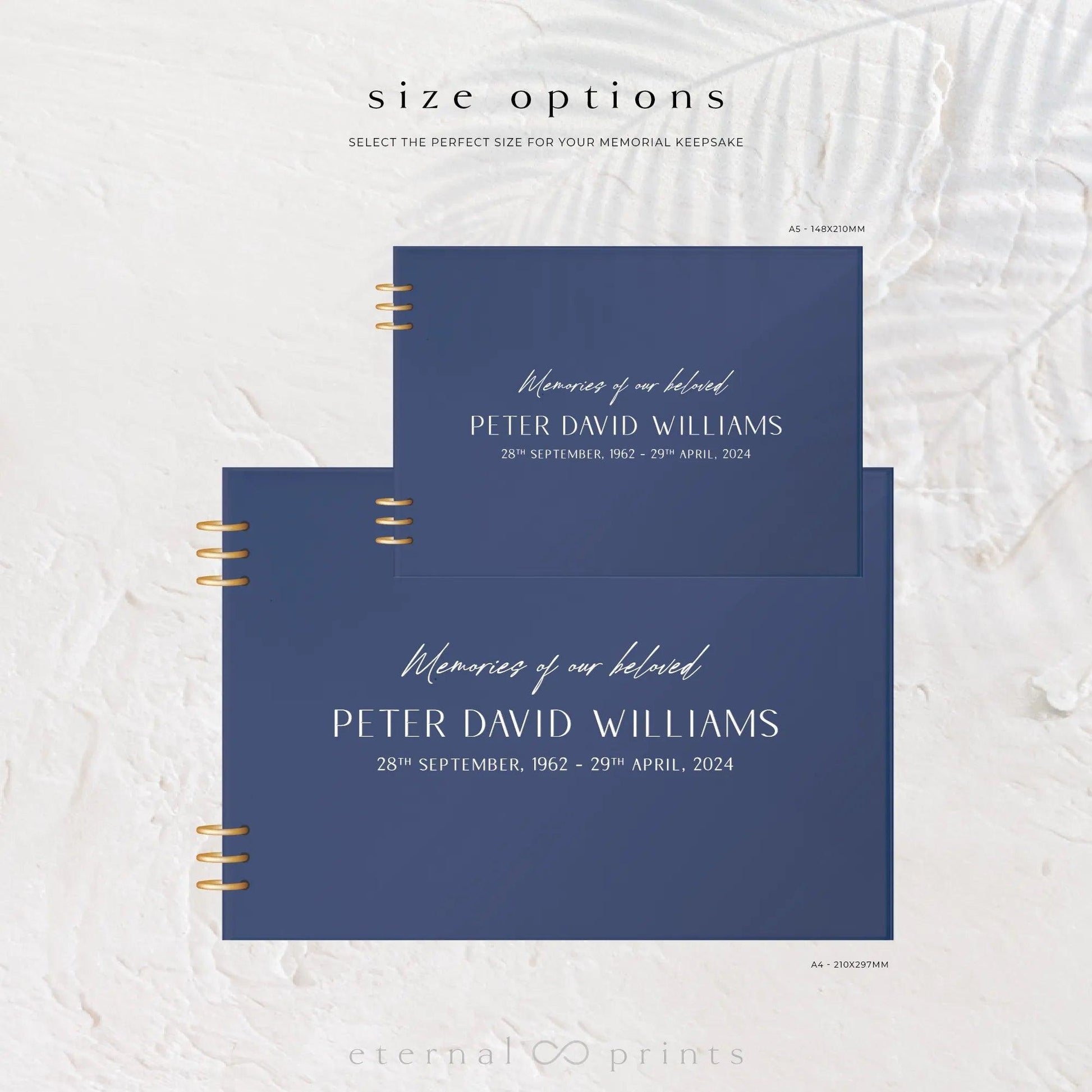 Acrylic Guest Book - Coastal - Eternal Prints