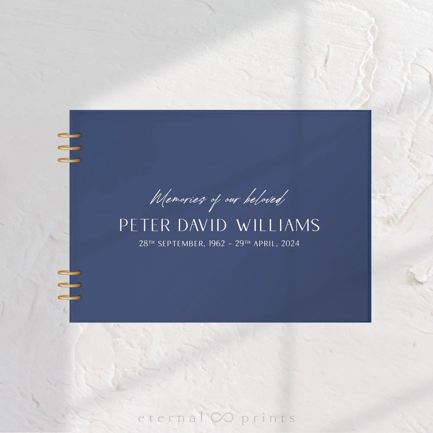 Acrylic Guest Book - Coastal - Eternal Prints