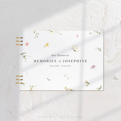Acrylic Guest Book - Wildflowers - Eternal Prints